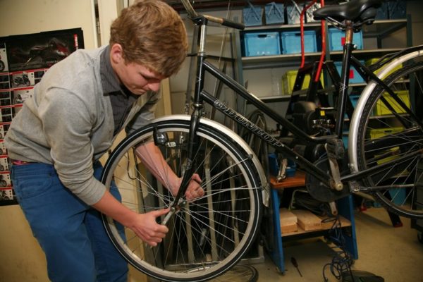 fiets repareren